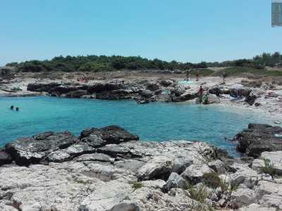 Proseguiamo a piedi per qualche metro ed ecco la costa. Siamo all�inizio dei due chilometri di �spiaggia alternativa�